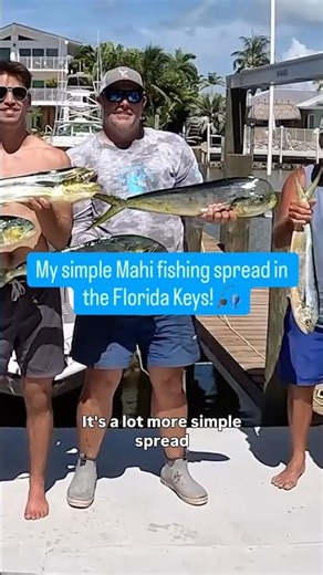 My Simple Florida Keys Mahi Fishing Setup! 🎣 #fishing #floridakeys #lures