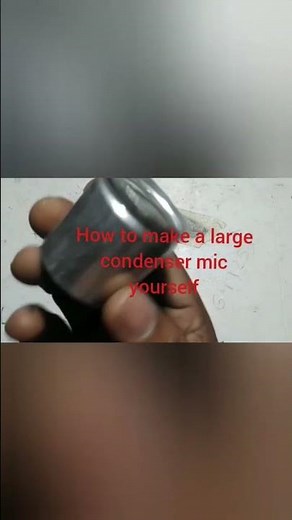 how to make home made condenser mic/