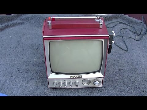 1964 Sony 9 304U Radio Edit Repost Vintage TV Television Repair Only