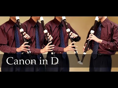 【Canon in D】 Tenor Recorder Quartet