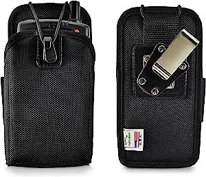 Turtleback Mobile Computer Case Made for Zebra Motorola MC75 Touch Computer Nylon Holster, 2 Belt Clips (Metal Clip & Belt Loop) Mobile Scanner Holder Fits Devices 6 1/2" X 3 3/8" X 1 3/4"