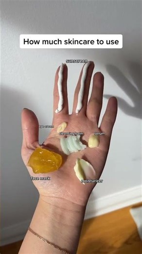 In relation to a hand size 🫶 hope this helps! Save for reference 📌 #skincareeducator