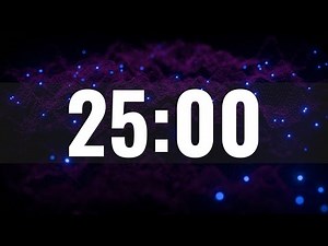 25 Minute Timer ⏱️ | Focus Timer | Countdown Timer for Study, Workout, or Focus