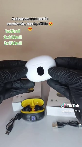 Con un diseño moderno como los airpods 😍 Que increíble sonido tiene!! 0982-556881📱 Hace tu pedido! #paraguay #auricular #stereo #auriculares #audifono