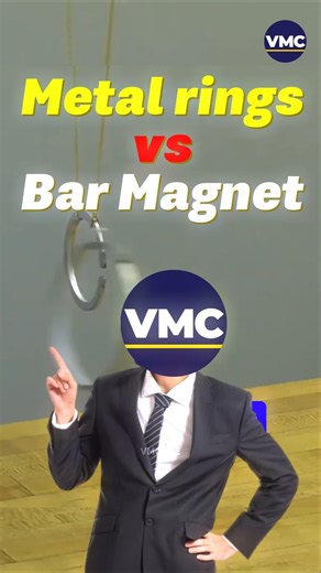 Metal rings vs Bar Magnet! By VMC JEE