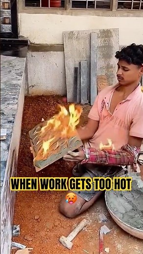 Working with fire like it’s just another tool 🔥