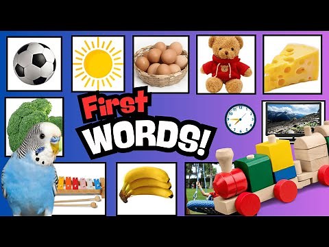 First 50 Words | Baby’s First English Vocabulary | Fun Learning Video for Kids