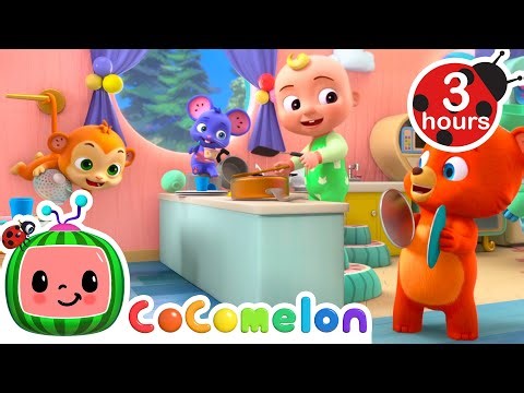 🍯Pots n' Pans Band🍳🧑‍🍳🎶 + More! | CoComelon - JJ's Animal Time! | Kids Karaoke Songs