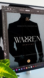 285K views · 11K reactions | Warren Realtor Logo Design . Save...