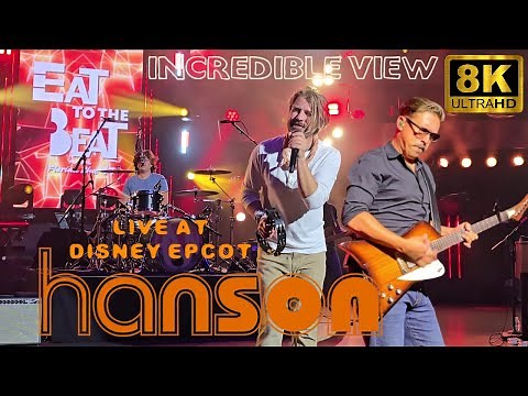 HANSON live in concert at Disney EPCOT 10/18/25 in stunning 8k @hanson #hanson #youtube