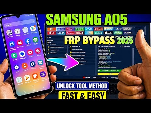 Samsung Galaxy A05 FRP Bypass | Unlock Tool Method 2025 (No PC/With PC) #frpbypass #samsungmobile