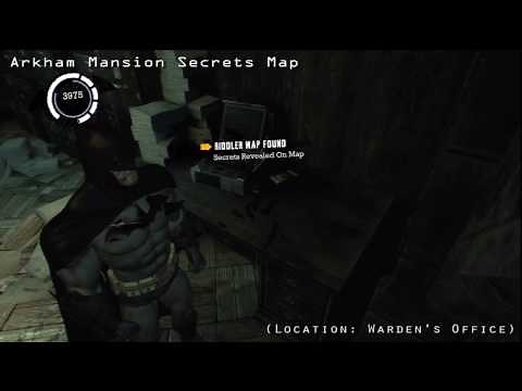 Batman Arkham Asylum - Riddler's Secrets Maps