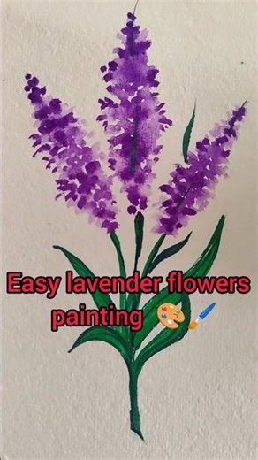 watercolor painting lavender #art #painting #watercolor #paintingtutorial #drawing
