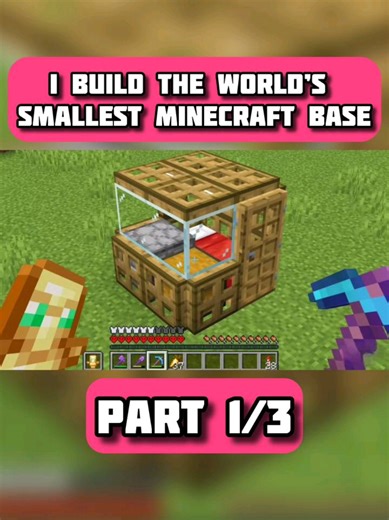 Building the Smallest Minecraft Base Ever