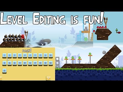 Testing out official Angry Birds level editors
