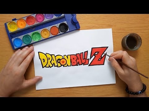How to draw the Dragon Ball Z logo