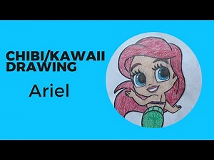 Drawing Ariel in Chibi Style