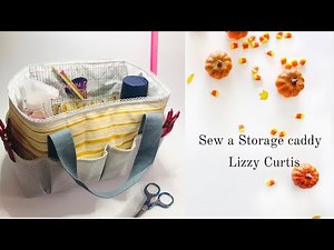 Sew a storage caddy - Orchid - Lizzy Curtis