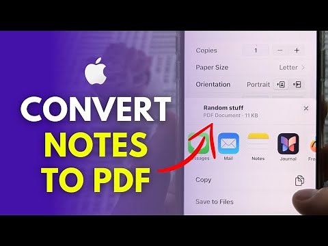How To Save Apple Notes As PDF On iPhone And iPad