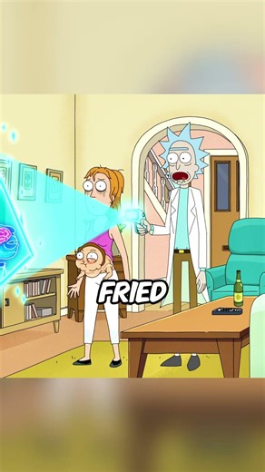 Morty blinked… too late ⏳ Caught it 👇 #rickandmorty #shorts #morty
