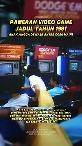 Atari Expo 1981 di Ratu Plaza, Jakarta pameran video game pertama yang bikin warga terpukau. Dari sinilah demam game di Indonesia bermula! #AtariExpo #RatuPlaza #GameJadul #SejarahGame #Nostalgia #FYPIndonesia #ViralJadul #Anak80an #KenanganManis | Dunia Sejarah