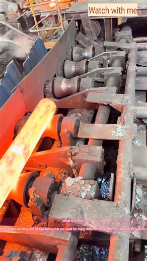 Some stages of pipe manufacturing #reels | Watch with me