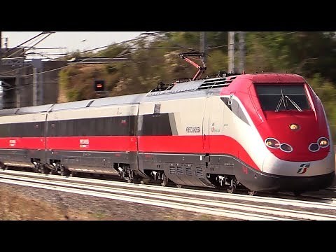 Treni Alta Velocità in DD Roma Firenze a Orte - Frecciarossa, Frecciarossa1000 doppio, Italo