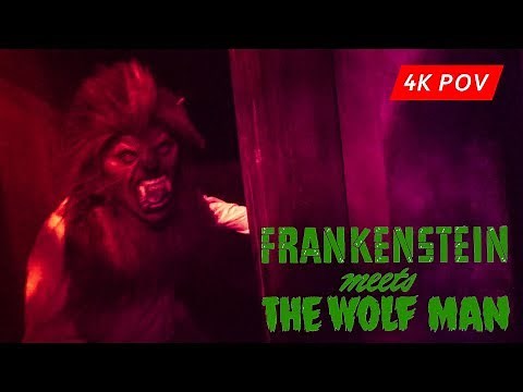 Frankenstein Meets the Wolfman Halloween Horror Nights 2019 4K POV | Universal Studios Hollywood