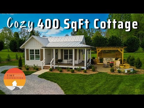 The Coziest Cottage Tiny House! Cottage Decor & Small Space Ideas