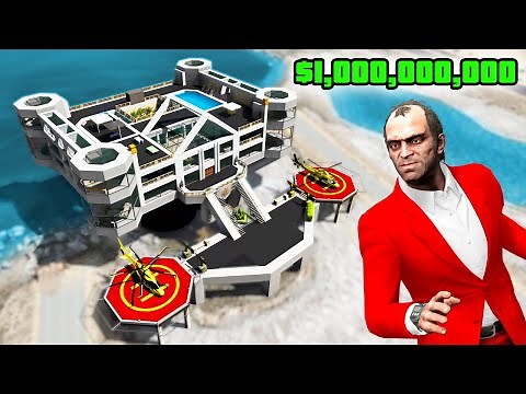 TREVOR'S $1,000,000,000 HOUSE UPGRADE (GTA 5)