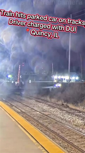 REAL LIFE Back to the Future Part 3 moment caught on Camera! Train vs Car! 🚂 | Delorean Rental