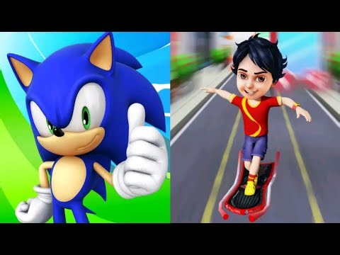 Sonic Dash VS Shiva Skate Hero Gameplay IOS Android