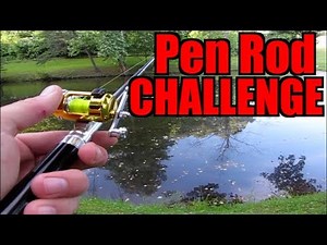 MICRO PEN ROD FISHING CHALLENGE!