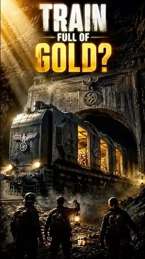 A TRAIN FULL OF GOLD Disappeared During WWII #historymystery #losttreasure #wwii #nazigoldtrain