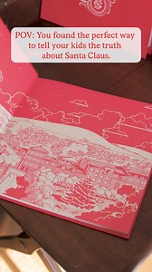 POV: You found the perfect way to tell your kids the truth about Santa Claus.  | The Santa Book | Facebook