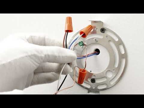 Milk White Gold Globe Wall Light Installation Video