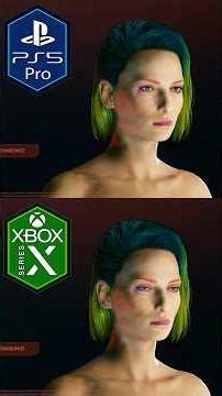 CYBERPUNK 2077 PS5 Pro Enhanced vs Xbox Series X
