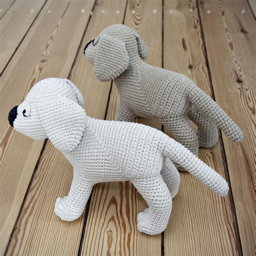 Labrador Puppy Crochet Pattern: Amigurumi One-piece Plush Dog (PDF Download) - Etsy