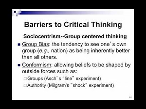 Critical Thinking Ch 1