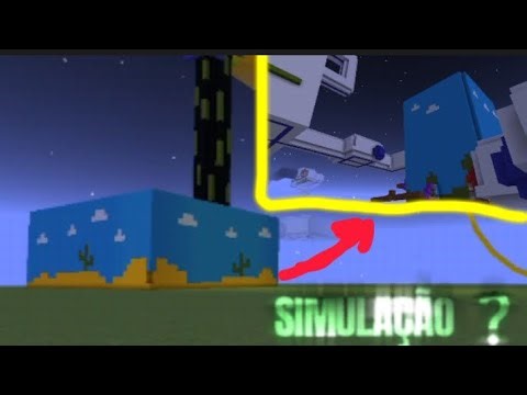 MINECRAFT, SO QUE É UMA SIMULAÇÃO ? ‪@IsaiasDMelo‬ ‪@MariaEJose-f3c‬ #irmãosmelo #minecraft