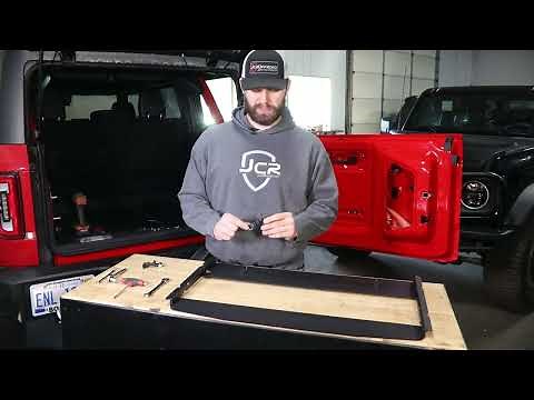 Bronco Tailgate Table Install