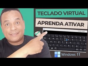 Como ativar o TECLADO VIRTUAL no Windows 11