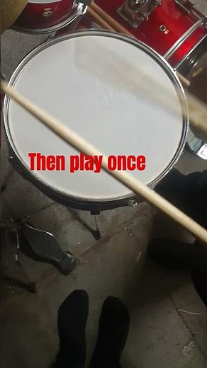 easy tutorial on how to play we will rock you on drums by QUEEN