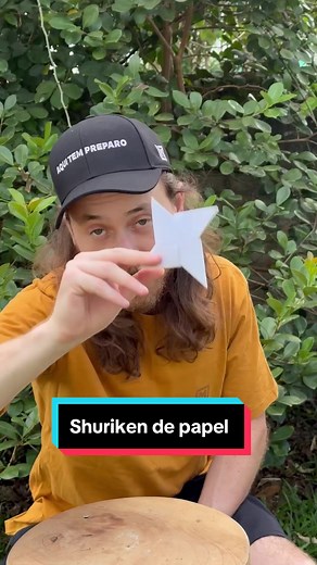 Como Fazer uma Shuriken de Papel: Tutorial Passo a Passo