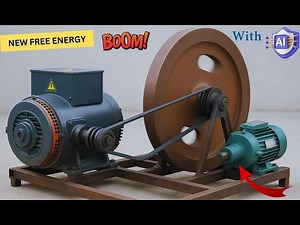 Self Running Generator 2025 | Free Energy Generator Without Fuel | PMG + Motor Setup
