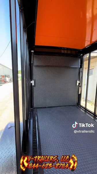 Calling all motorcycle enthusiasts, dirt bike lovers, and more! 🔥🏍️🛵 This is the #trailer for Y O U! 🫵 Check out this trailer below that includes: ⚫️ Plexi glass siding 🟠 Matching color ceiling cabinets ⚫️ Blackout package 🟠p Cynergy PRO Series AND SO, SO, SO MUCH MORE! We have the trailer for you #instock, YES…YOU! 👀 Contact our team of trailer experts to purchase any in stock inventory or to customize the trailer of your ☁️DREAMS☁️ now! ✨ ⭐️🔥✍️ GET A FREE QUOTE TODAY ON YOUR CUSTOM #CA