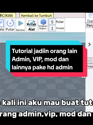 Cara jadiin orang VIP, Mod, Admin, dan lainnya pake hd admin#tutorialstudiolite #fyp #tutorial #studiolite