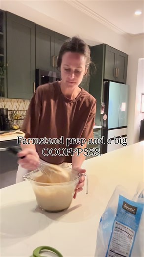 Farmstand prep and a big Oopsie…. This week I decided to go with a simplified menu as it was a busy week and a short week for my kids at school (less time for me 🤪) And I totally spaced sending out my pre order link…so midway through the week I had people messaging asking if I was baking?! Whoops 😬 So this entire weekend is basically a first come first serve…we will see how it goes! We also launched a new piece to our small business. Going forward 10% of all profits will be split between the t