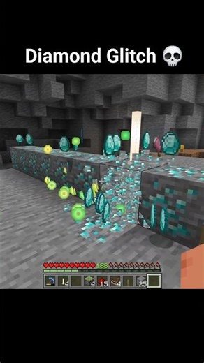New Infinite Diamond Ore Generator Glitch Moment in Minecraft Part 1 #shorts #minecraft