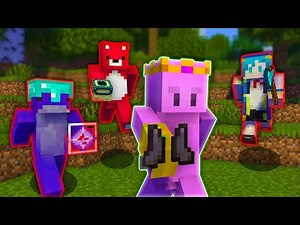 Minecraft Random Item Challenge VS 3 Hunters REMATCH